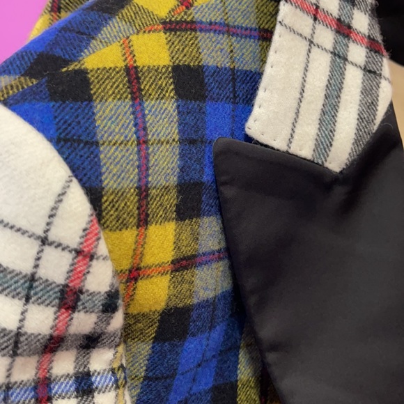 Moschino Couture Men's Plaid Wool Tuxedo Jacket NWT - Picture 14 of 16